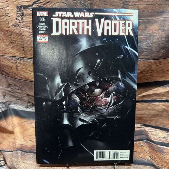 Star Wars Darth Vader #5 (2017) Origin Red Lightsaber 1st Print Marvel Comic - Picture 1 of 3